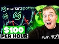 Beginner 5 minute scalping strategy for 100 per hour market spotter