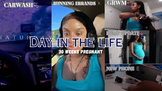 DAY IN THE LIFE♡ |30 weeks pregnant🤰🏾