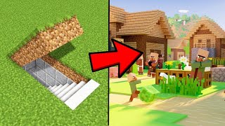 Famous I MADE A SECRET UNDERGROUND VILLAGE IN MINECRAFT Net Worth
