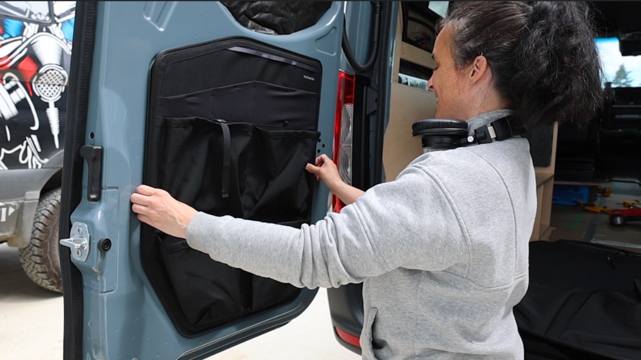 The back door will be wide open | Van build
