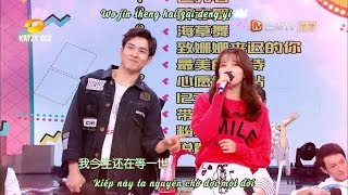 Video thumbnail of "[Vietsub live] Túy Xích Bích - Hàn Đông Quân, Tôn Di | 醉赤壁 - 韩东君，孙怡 (Happy Camp 20180331)"