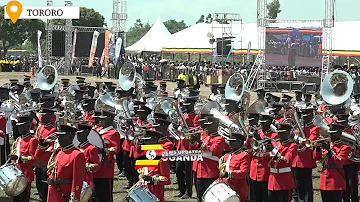 EAST AFRICAN ANTHEM PLAYED BY THE UPDF & UGANDA POLICE - THE BEST BANDS IN EAST AFRICA