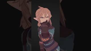 cute Zelda animation by 3D artist Topplerganger referencing Legend of Korra #zelda #avatar #korra