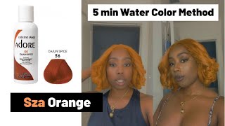 HOW TO: Easy Water Color Method l 5 Mins I ft Adore Semi-Permanent