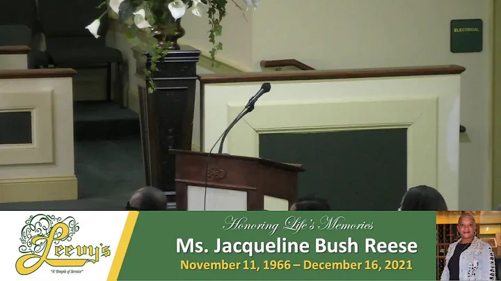 Ms. Jacqueline Bush Reese - December 23, 2021 - Le...