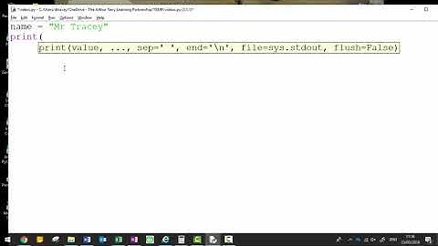 Python - Output a Variable
