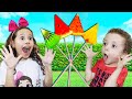 BRINCA DE VENDEDOR DE FRUTAS - Learn Colors with Fruits Song Eat fruit with