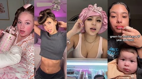 GRWM FOR SCHOOL 📚TIKTOK COMPILATION *grwm for school TikTok*#grwm #tiktokcompilation 