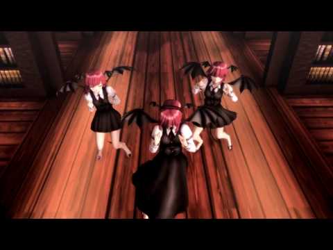 黒動[MMD]小悪魔3姉妹でスキスキ絶頂症