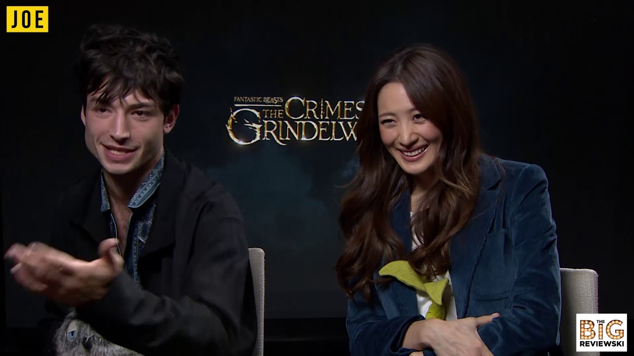 Ezra Miller and Claudia Kim on J.K. Rowling and how much they know about the future of Harry Potter