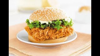 Best zinger burger more tasty than kfc _ ألذ برجر دجاج طريقة للدجاج المقلي