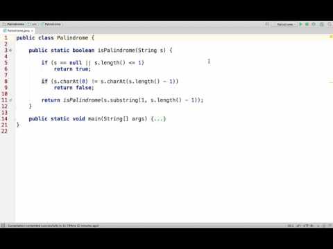 Example - Palindrome