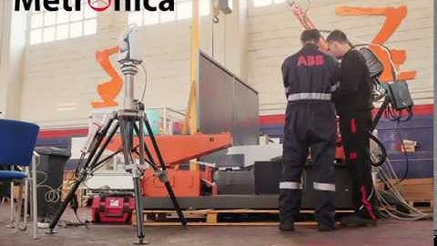 ABB robot cell calibration with laser tracker