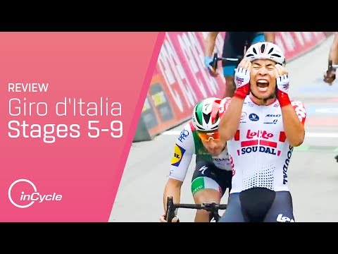 Video: Giro d'Italia 2019: Astanas Bilbao vinner etappe 7 da Conti holder rosa