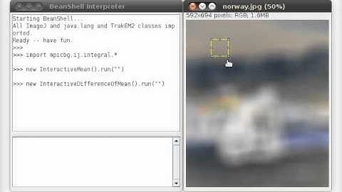 Block-filters through integral images