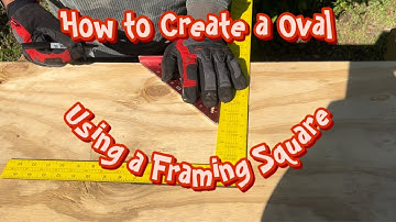 How to Create a Oval using a Framing Square