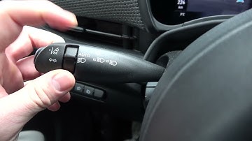 How to Enable or Disable Dipped Beam in Fiat 500 Electric ( 2020 - now ) - Use Headlights