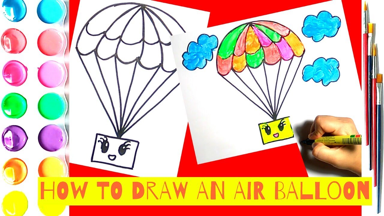 איך לצייר כדור פורח, מציירים בכיף, מדריך ציורים לילדים תלמידים ופעוטות, קלי קלות