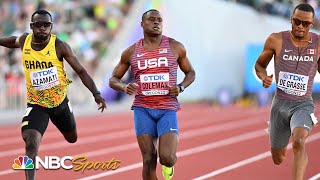 Christian Coleman begins 100m World title defense with heat win at Worlds | NBC Sports