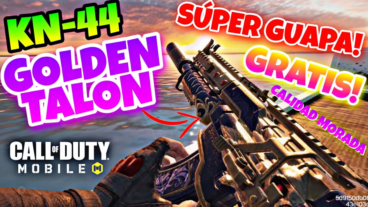 ¡NUEVA KN-44 *GOLDEN TALON* GRATUITA DE CALIDAD ÉPICA! | COD MOBILE ...