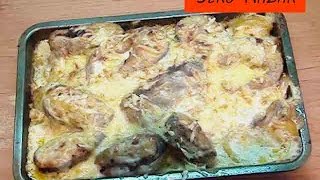 Рыба в духовке под сметанным соусом Рыба в духовке под сметанным соусом