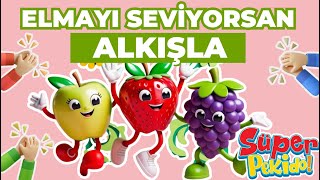 Elmayı Seviyorsan Alkışla 🍏🎶 Neşeli Çocuk Şarkısı - Süper Peki̇do