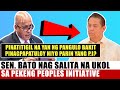 Sen. Bato: Ano ang Pahayag niya sa People's Initiative?