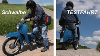 Simson Schwalbe KR51/1 * erste Testfahrt mit der rundumerneuerten Schwalbe