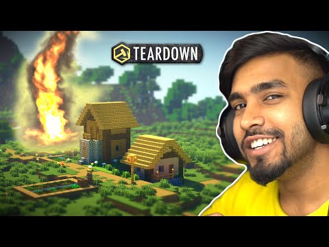 GIANT FIRE TORNADO HITS MY MINECRAFT VILLAGE