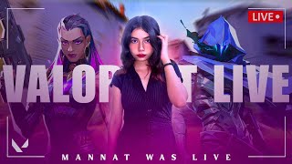 Rank Grind Continues 💥 | 100+ Subs Reached! | Valorant Live (With Facecam) | Mannat Was Live