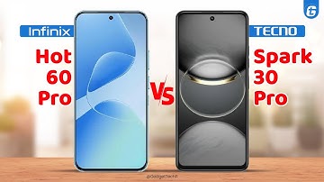 Infinix Hot 60 Pro vs Tecno Spark 30 Pro Full Specs Comparison | Which is Better?