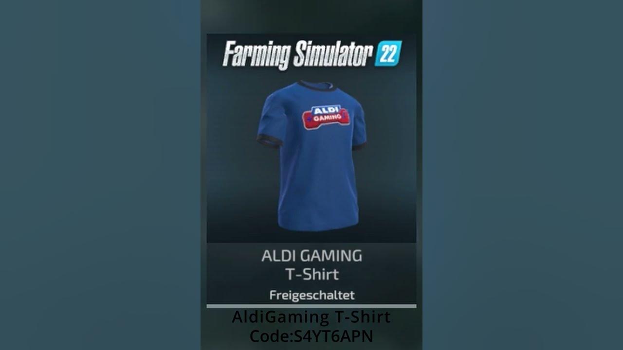 PROMO CODES for LS22!!! Extra Content (Aldi Gaming clothes) LS22 