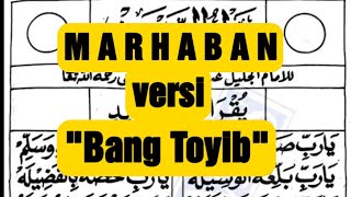 Nadhom Marhaban Ya Nurol Aini Mahallul Qiyam versi BANG TOYIB sholawat dibaiyah al barzanji