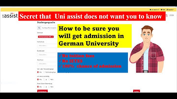Secret to get admission in German University that Uni assist never tell you/No IELTs no Tuition Fees