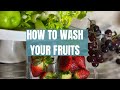 HOW TO WASH STRAWBERRIES &amp; GRAPES  | WASHING FRUIT AND VEG #fruitandveg #washingfruits  #howto