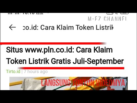 Situs www.pln.co.id: cara klaim token listrik gratis juli-september