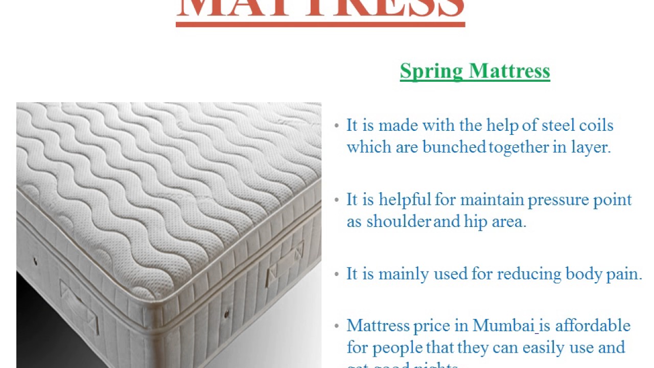 Balaji Mattress Best and Luxury Mattress online in Mumbai YouTube