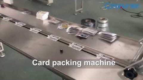 card packing machine,card wrapping machine,flow pack card