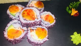 Crab Salad Sushi  Futomaki Sushi Roll - Recipe 2019