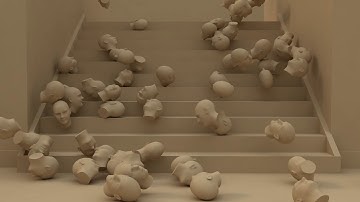 Rayfire and Pflow 3d max- Heads will roll