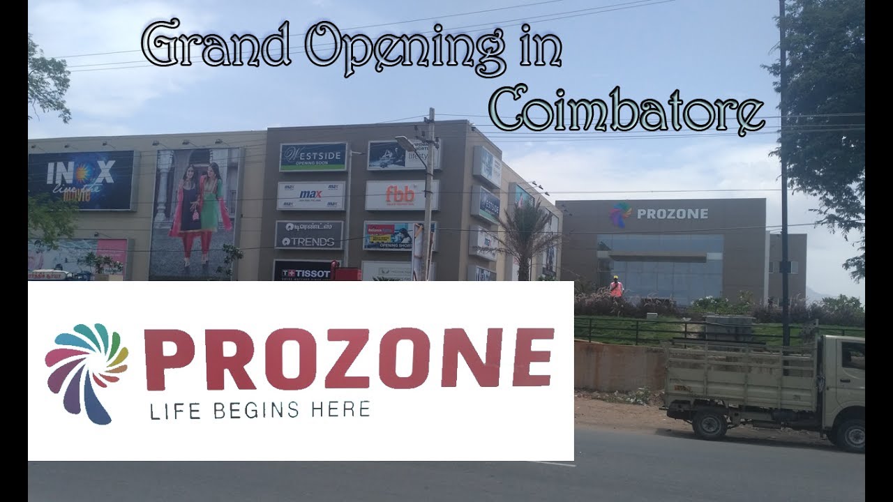 PROZONE Mall in Coimbatore GRAND OPENING YouTube