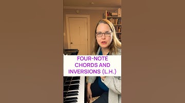 🎹 Piano Fingering for 4-NOTE CHORDS and Inversions (Left Hand)