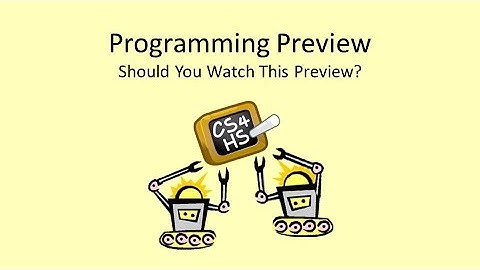 Week 1 Lesson 8 Video 1 EV3: Programming Preview - Should You Watch this Preview?