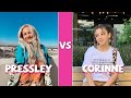 Pressley Hosbach Vs Corinne Joy TikTok Dance Battle