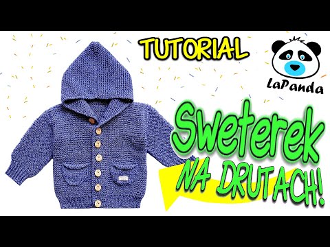 Wideo: Jak Robić Na Drutach Swetry Dla Dzieci