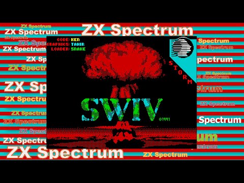 Видео прохождение zx spectrum игры SWIV игра стрелялка 1991 года