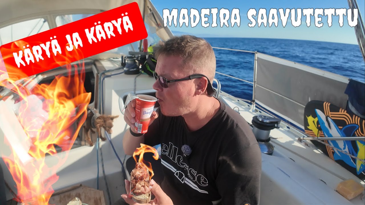 Madeiralle päästiin! Pieni säikäytys taas!