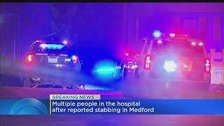 Multiple people in hospital after reported stabbing in Medford