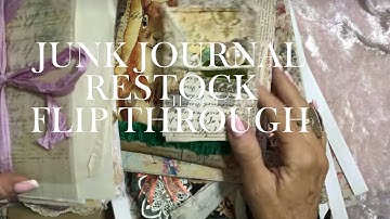 Shabbydabbydoodah Junk Journal Restock - last of 2025 - journals, folios, kits, supplies 