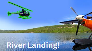 Flying a helicopter to a River landing spot! by Mattylp 20,487 views 9 months ago 7 minutes, 30 seconds